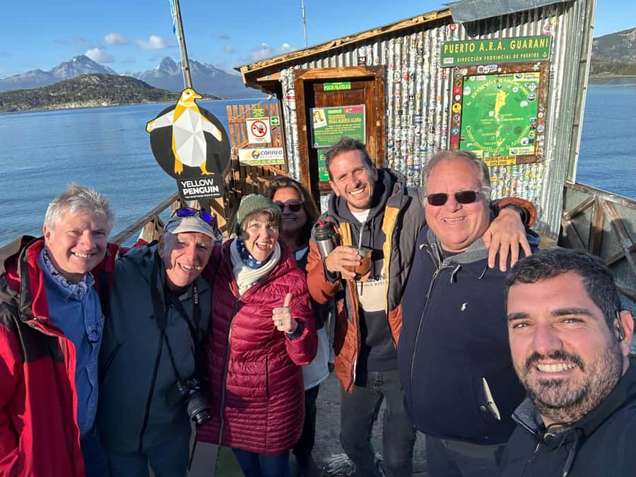 Tierra del Fuego Park & Train Tour for Cruisers (no tickets) - Meeting the Yellow Penguin team at Ushuaia Port