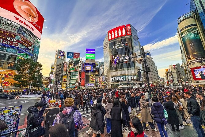 Tokyo Private Guided 1/2-Day Walking Subway Tour English guide - Shibuya Crossing: Tokyo at full speed