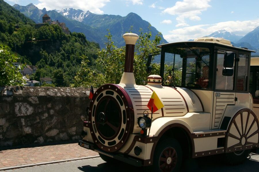 Vaduz: City Train Tour - Starting beside City Hall on Rathausgasse