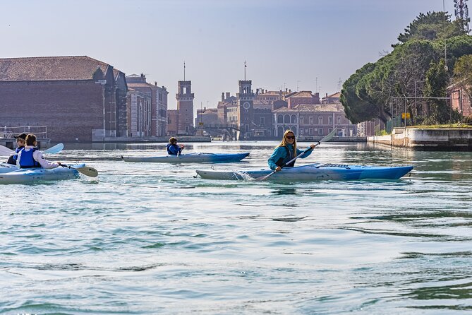 Venice Beginner's Kayak Tour: train & visit the Medieval Arsenal - Training at the Reale Società Canottieri Querini