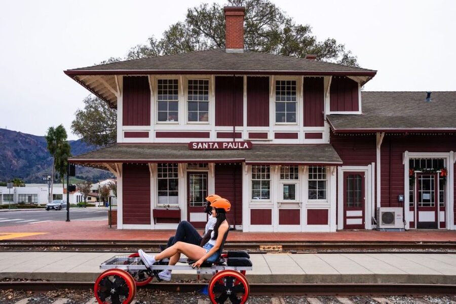 Ventura: Rail Bike Guided Tour with Farm Stand Stop - The farm stop at Prancer’s Farm