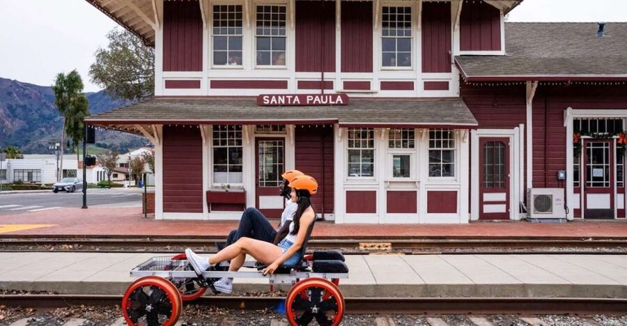 Ventura: Rail Bike Guided Tour with Farm Stand Stop - Practical ways to enjoy the two hours
