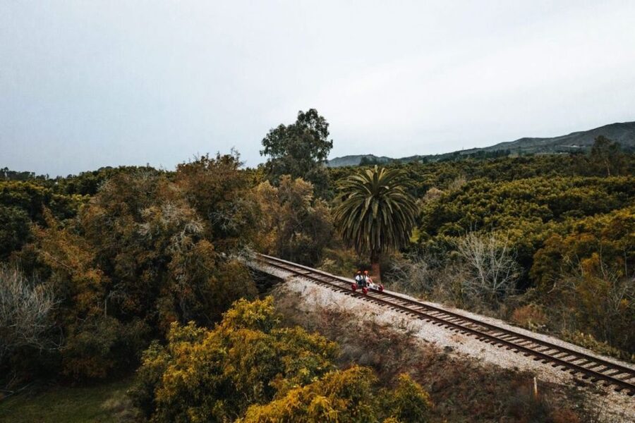 Ventura: Rail Bike Guided Tour with Farm Stand Stop - Riding through Ventura County’s changing scenery