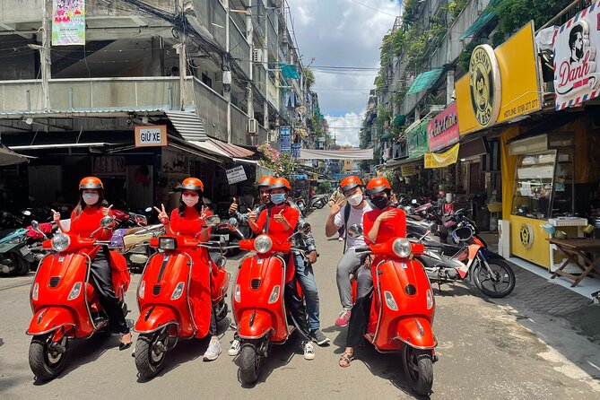 Vespa Female Ao Dai riders Night Street Food + See Train Street - The Opera House and a taste of Hanoi beyond the lanes
