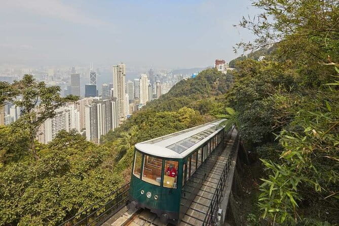 Victoria Peak Tram and Sky Terrace 428 Admission Hong Kong - Riding the Peak Tram from 33 to 396 meters