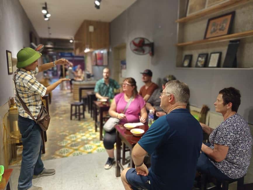 Visit Train Street Hear History &Eat Local Food Know Culture - The food stop: dry mixed pho