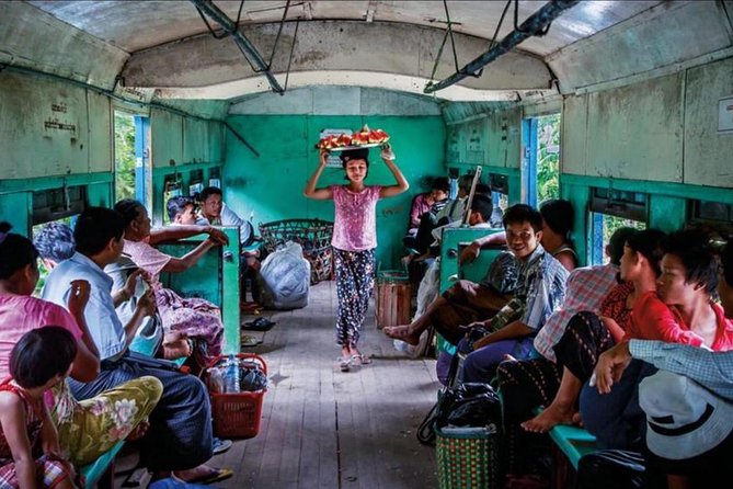 Yangon morning food tour with train ride - The Circular Train turns a transfer into the main event