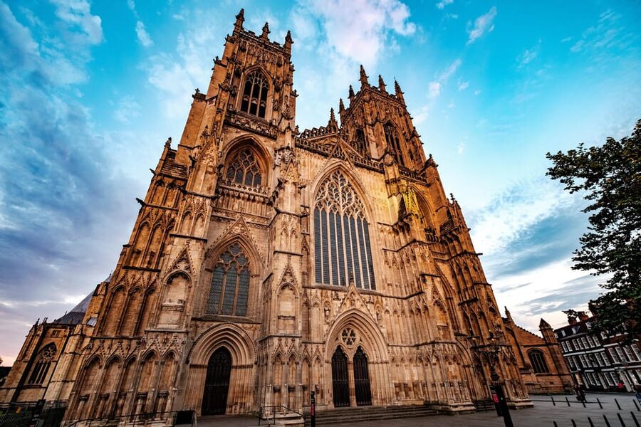 York Day Rail Tour from London Including Hop-on Hop-off Tour - The Shambles shows medieval York at street level